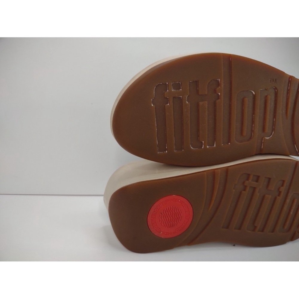 FitFlop Tia Toe Post T-Strap Slingback Thong Sandals Women's Light Tan Size 5 - Picture 6 of 8